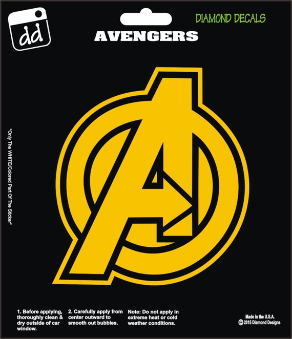 Avengers Logo Marvel Decal Vinyl Sticker Car by DiamondDecalz