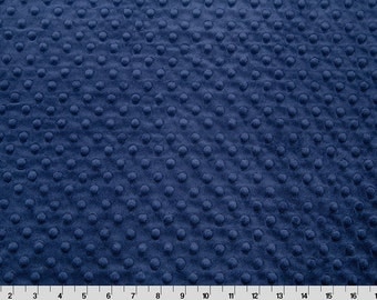 Navy Minky Fabric by the Yard by Shannon Fabrics