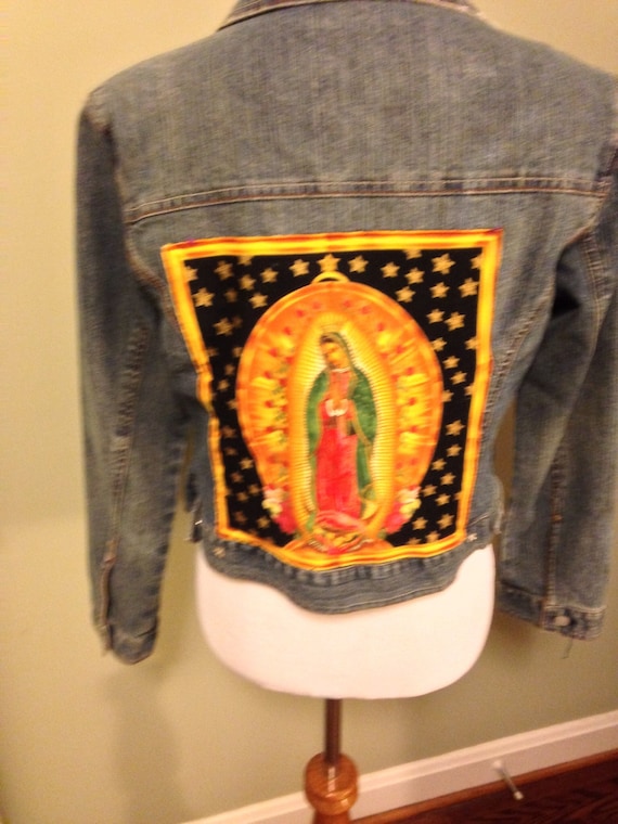 Our Lady of Guadalupe Denim Jacket Jessica Howard Petite