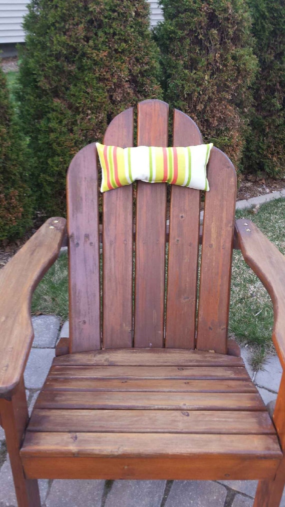 Adirondack Chair Head/Neck Pillow by QuiltsbyTrudy on Etsy