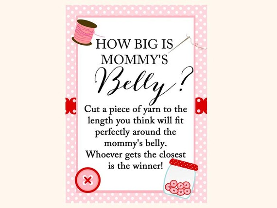 Obsessed image with guess mommy's tummy size printable Handy image regarding guess mommy's tummy size printable