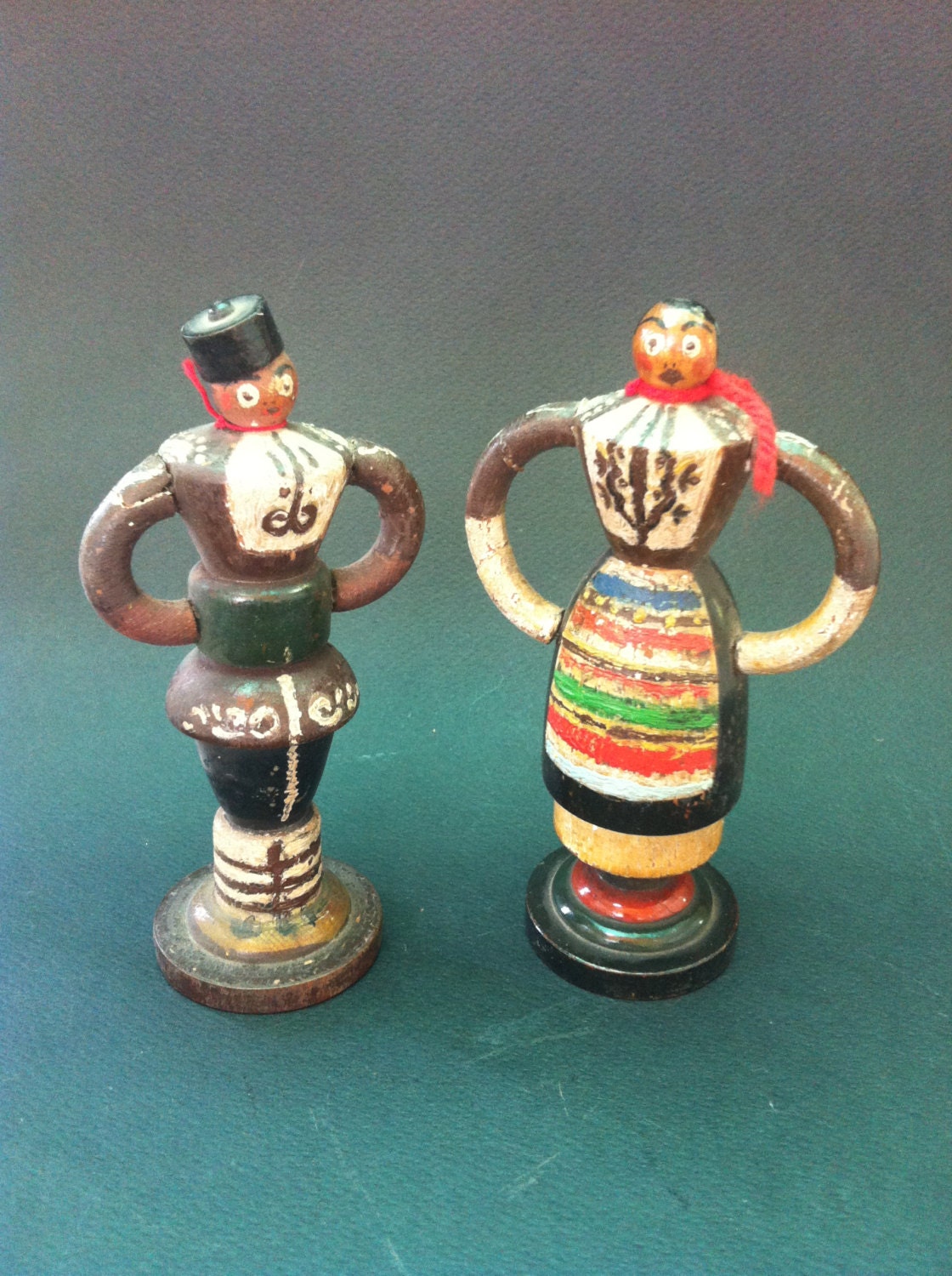 wooden painted dolls