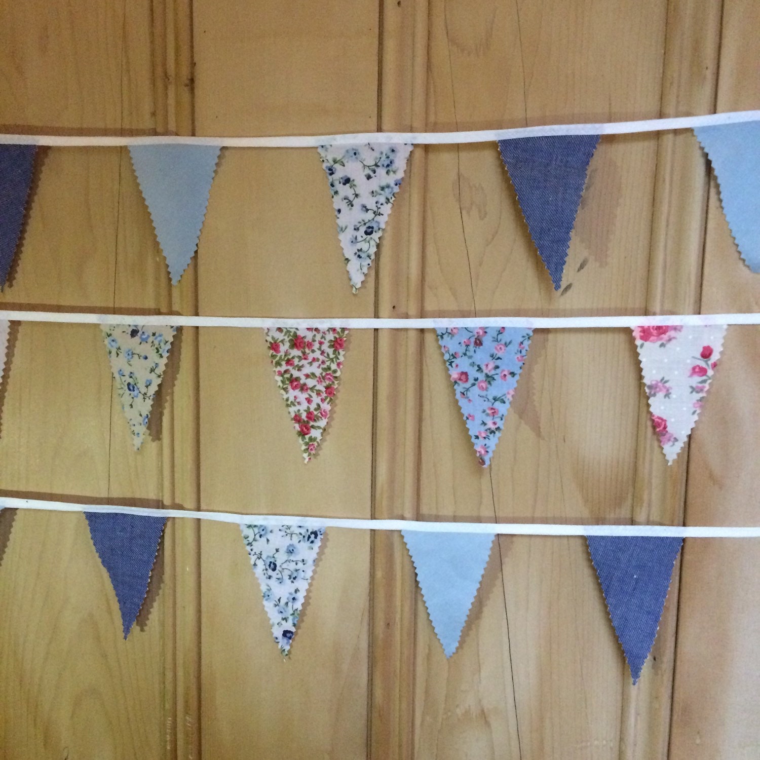 Vintage style bunting by Pocketvic on Etsy
