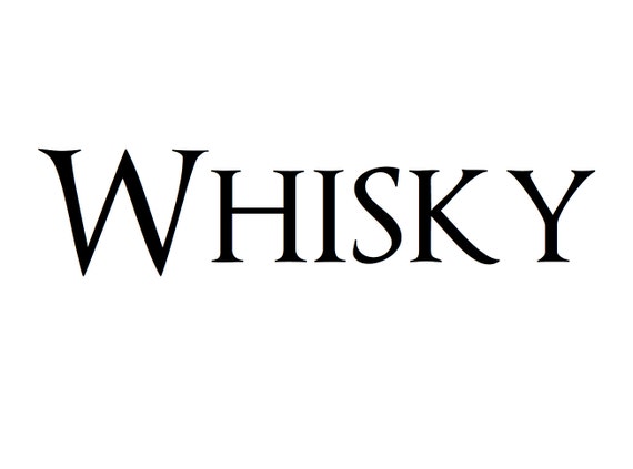 Whisky Stencil By Lightfootstencils On Etsy