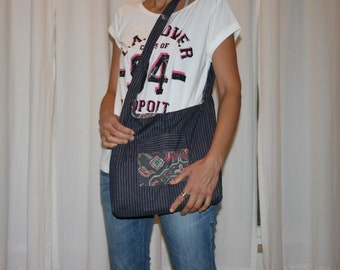 Handmade Bag ,Cotton Bag, Tote Bag, Shoulder Bag, Crossbody Bag, Cotton Handbag,