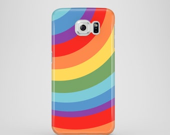 Rainbow Samsung Galaxy S7 case / Bright samsung Galaxy S6 case / happy Samsung Galaxy S6 Edge / Samsung Galaxy S5