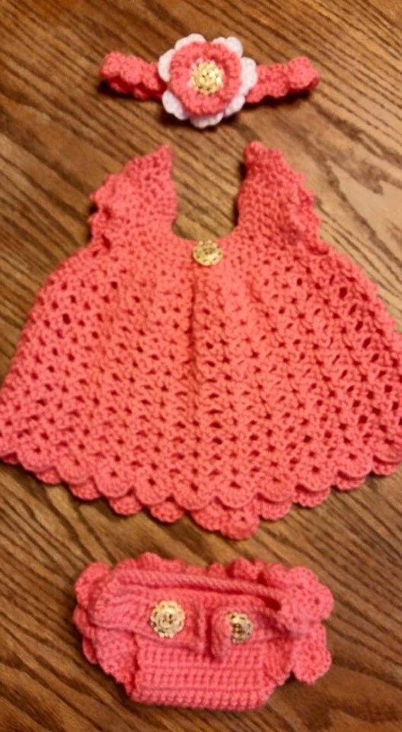 Angel Wing Crochet Dress Set by WhimcicalCreations on Etsy