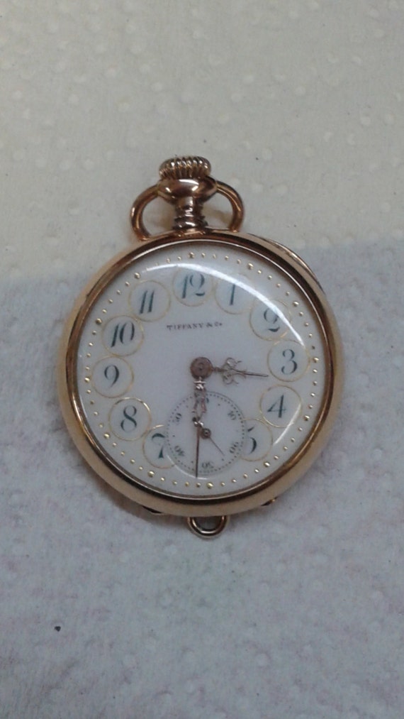 Antique Vintage 18K Tiffany & Co Pocket Watch by RogersPlace