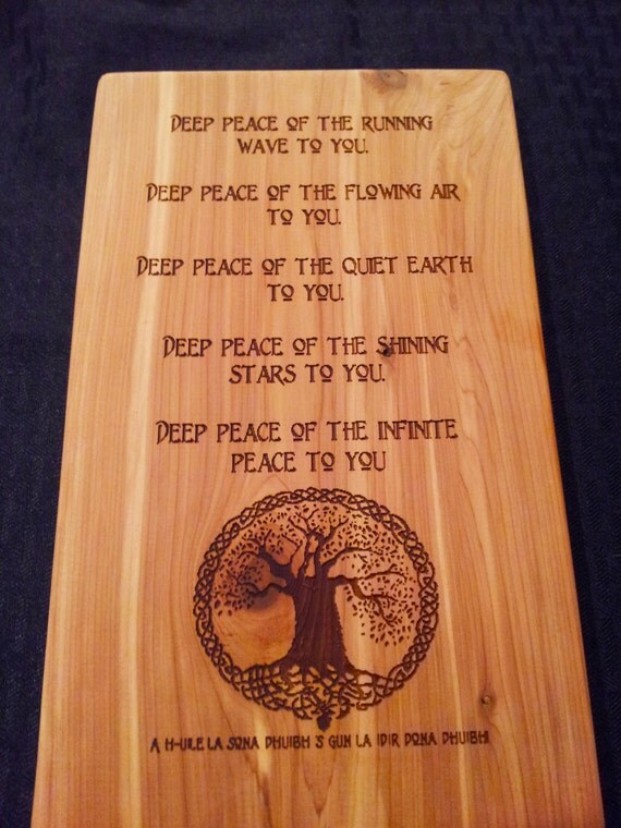 Druid Prayer for Peace by MagicalDruidEtsyShop on Etsy