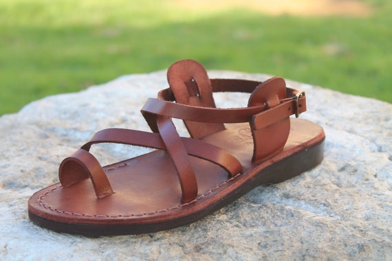 camel leather sandals form the holy land of by jesussandals