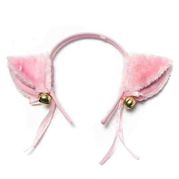  Pastel  Pink Cat  Ears  Headband by LetsPlayStore on Etsy
