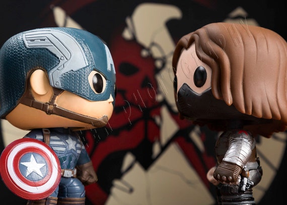 bucky with shield funko pop