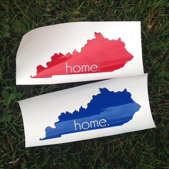 Home State Decal by GoodeMugsMonograms on Etsy