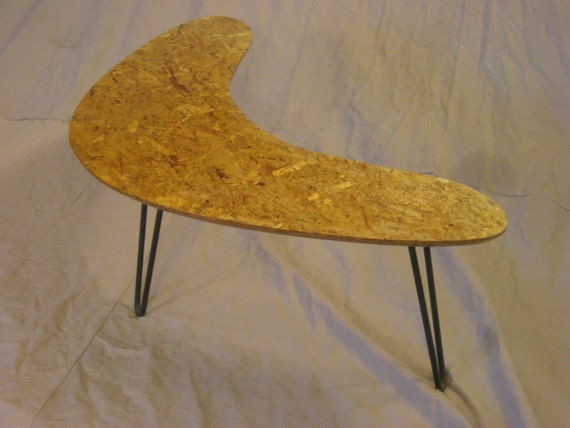 Retro Mid-Century Boomerang Coffee Table with by ...