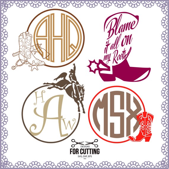 Blame it all on my Rootsfar west cowboys Cut Files Svg