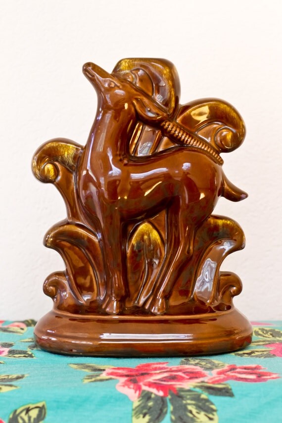 Mid Century 1950's Retro Gazelle TV Lamp by ModernDove on Etsy