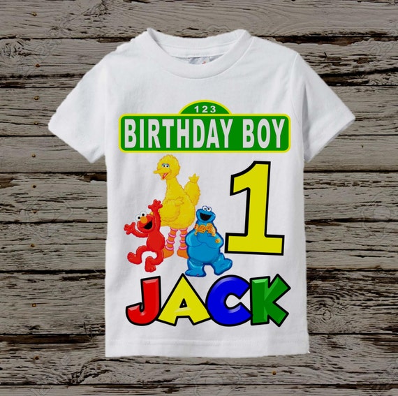 Download Sesame Street Birthday Shirt Boy's Sesame Street