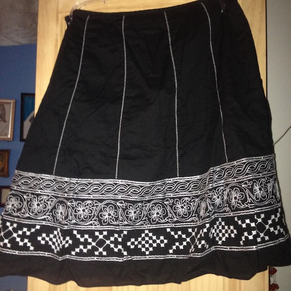 Vintage Handkerchief Styled Skirt S