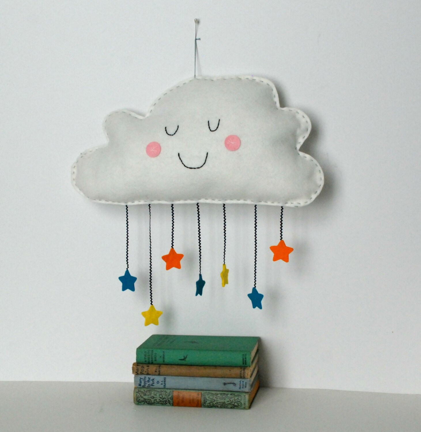 Cloud Wall Hanging Nursery Decor Kids Room by FriendsOfSocktopus