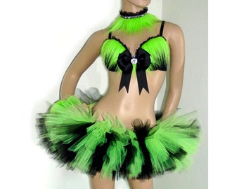 Jupe Rouge Faite Main Style Bohème - Coton 100% - Taille S - Pour Festival Burning Man, Psytrance, Rave - Neuf