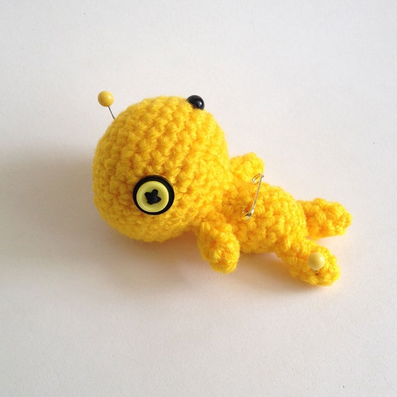 yellow voodoo doll