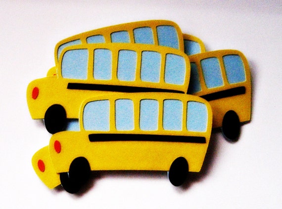 School Bus Die Cuts-School Bus Paper Die by scrappingyourway