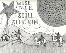 wise men seek jesus coloring pages - photo #17
