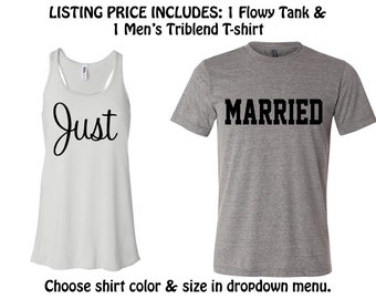 just married shirts walmart