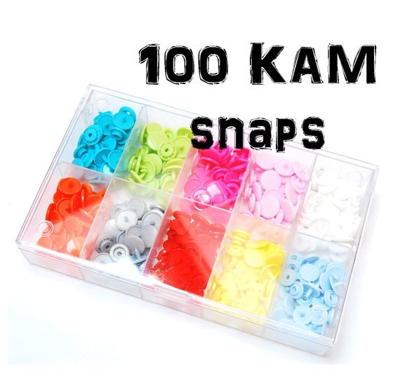 KAM Snap Starter Set . 100 KAM snaps box . assorted by Kinderklipz
