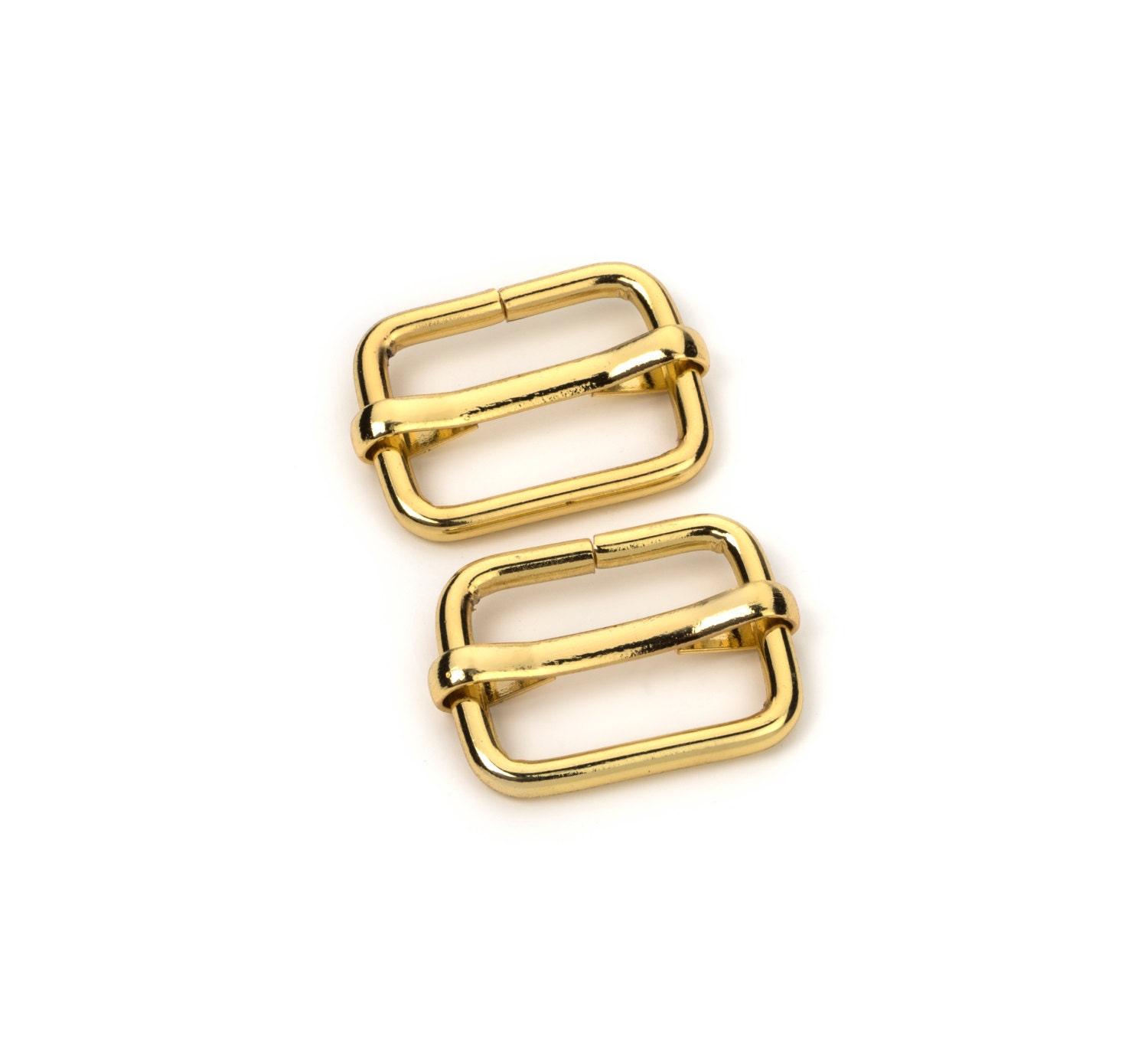 10pcs 3/4 Adjustable Slide Buckle Gold Free