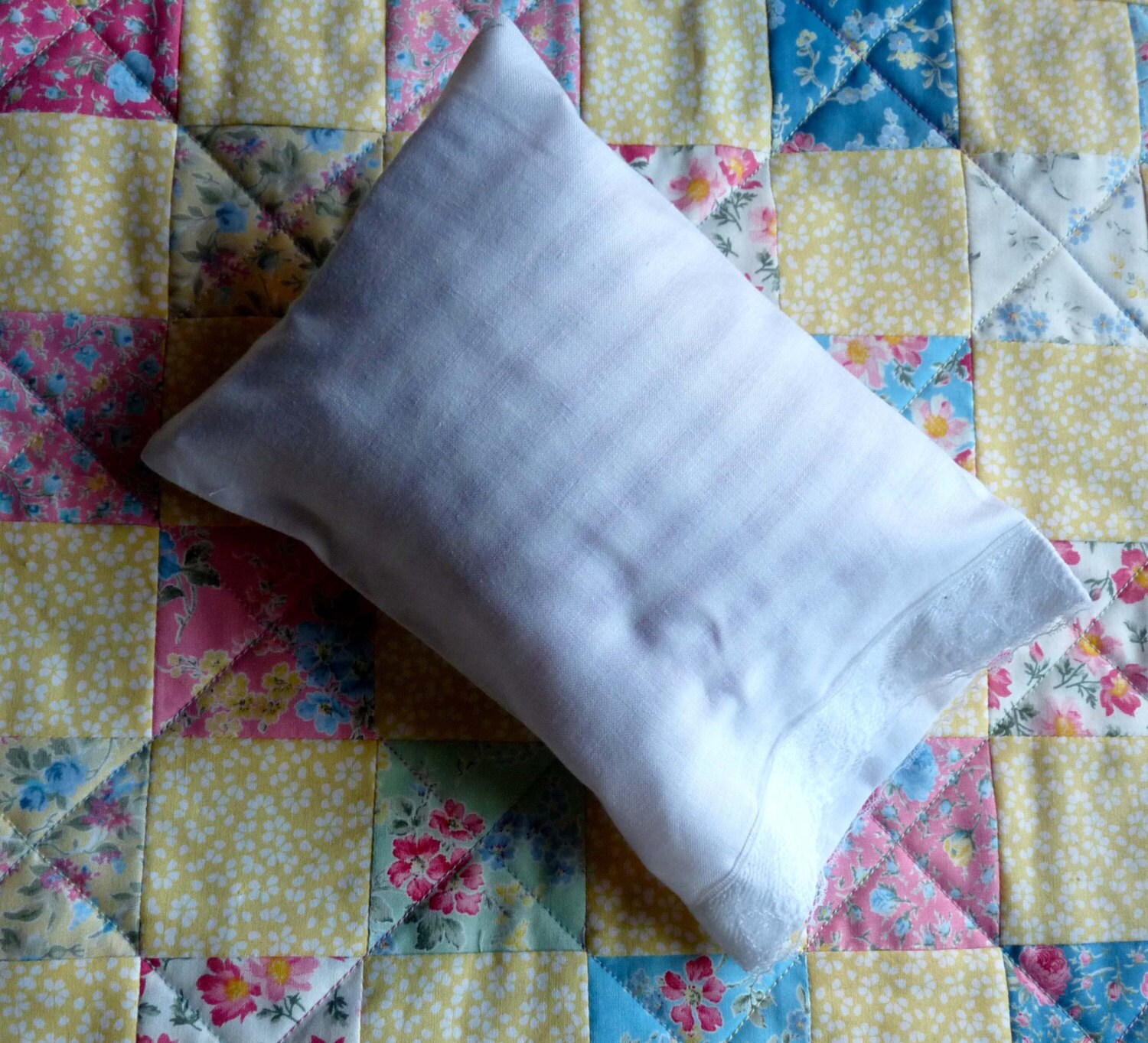 Doll Bed Pillow with Pillowcase