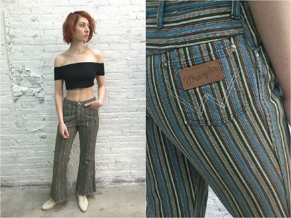 striped jeans vintage