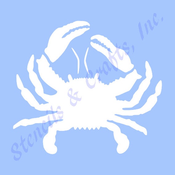 7 CRAB SEA STENCIL ocean beach sea by StencilsAndCraftsInc on Etsy