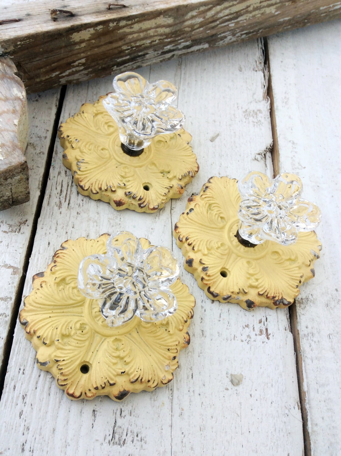 SALE Yellow Drawer Pull Yellow Decor Kitchen Pull