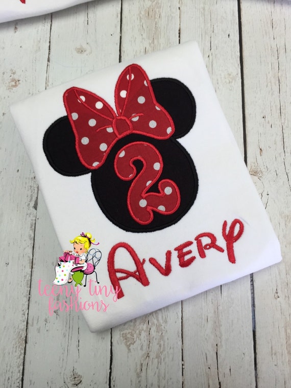 Minnie Birthday Party Shirt Disney Birthday Shirt 2nd