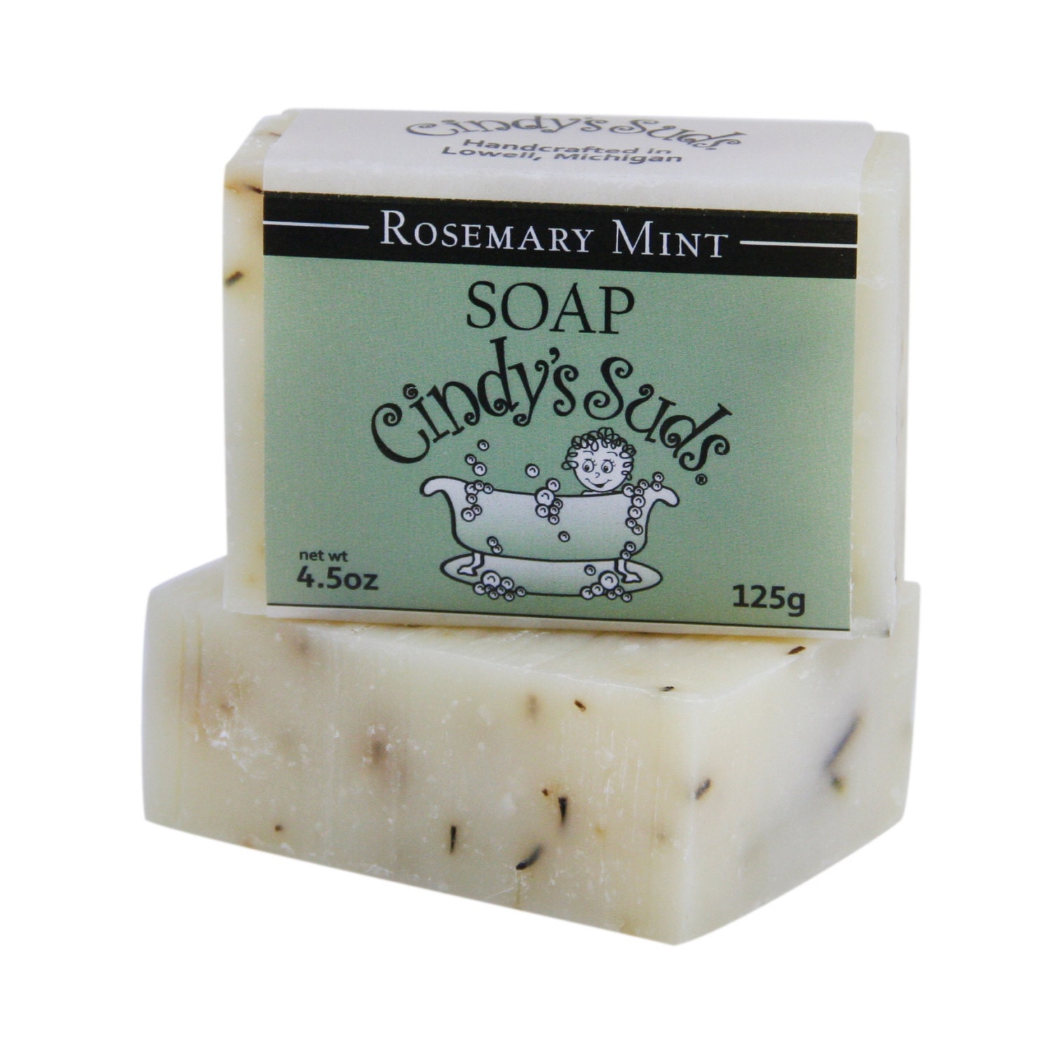 Rosemary Mint Natural Soap Handmade Soap for the Bath