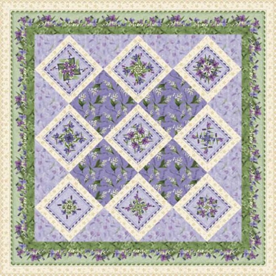 Violet Handkerchiefs Quilt by Debbie Beaves Perfect Home