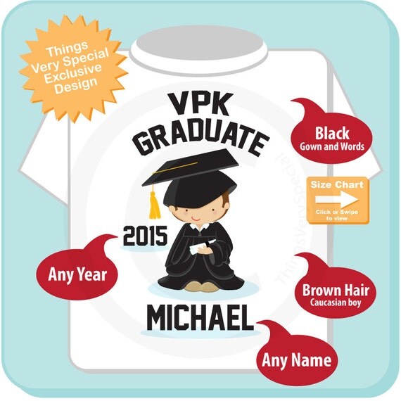 Download Items similar to Personalized VPK Graduate Shirt Voluntary ...
