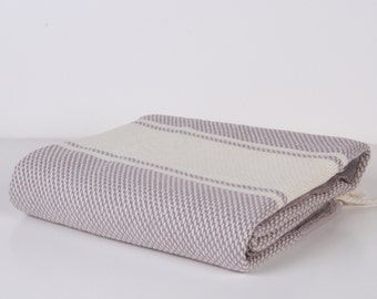 Turkish Bath Towel... NEW Peshtemal natural Purple