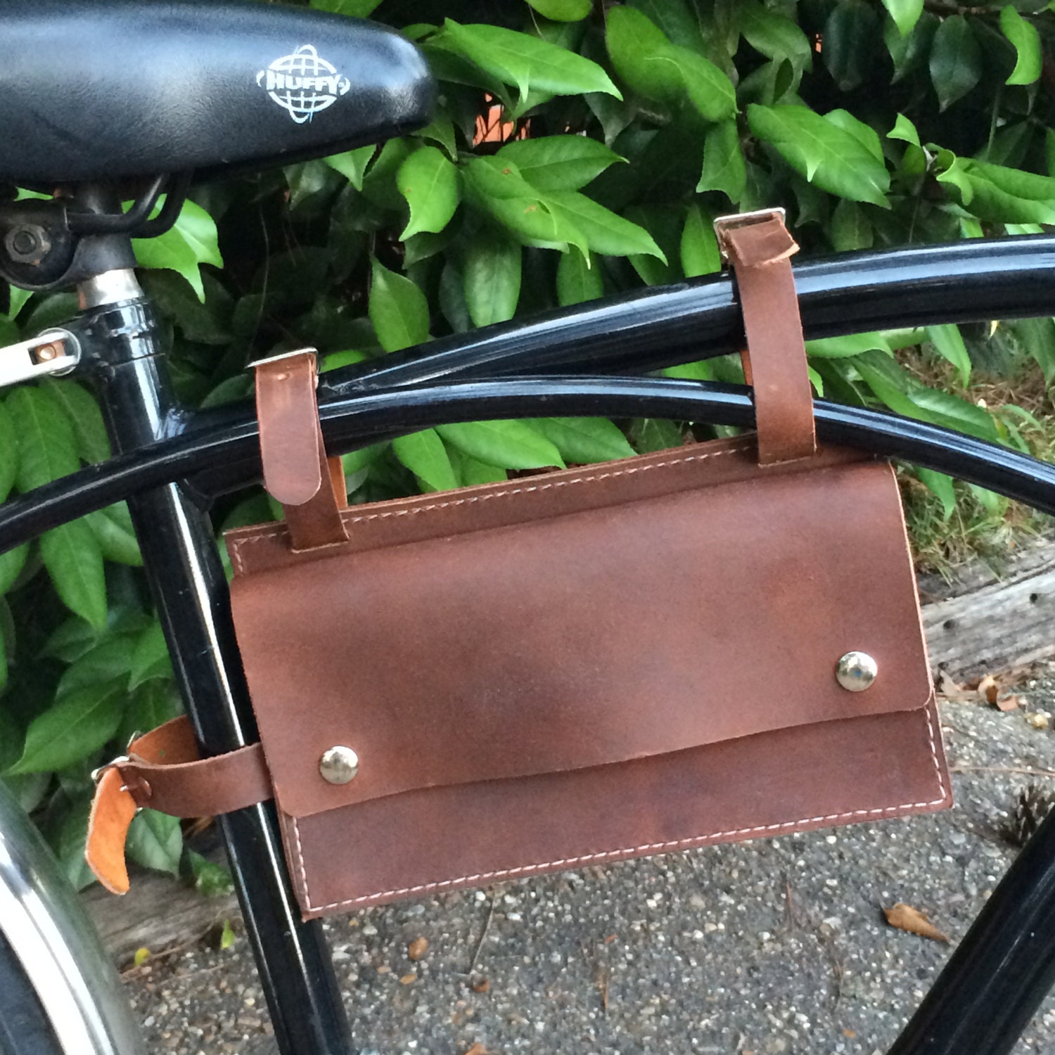 leather bicycle bag