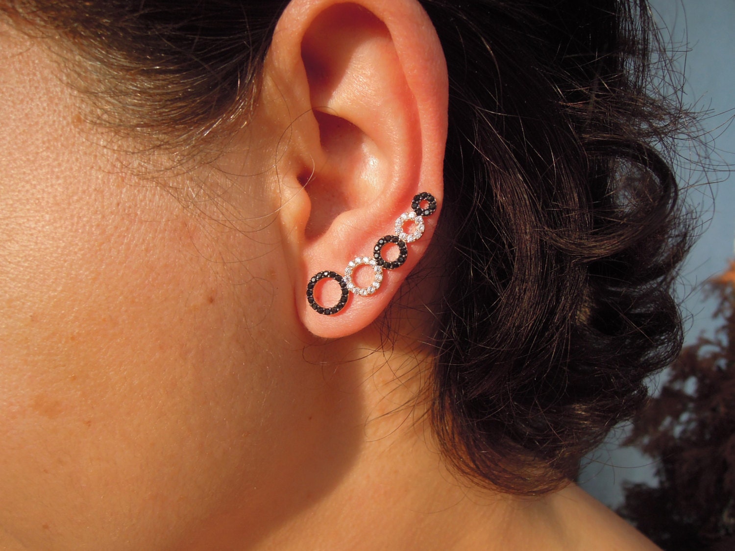 Rose Gold Pair Ear Cuff Jewelry Earrings Cuff & Wrap