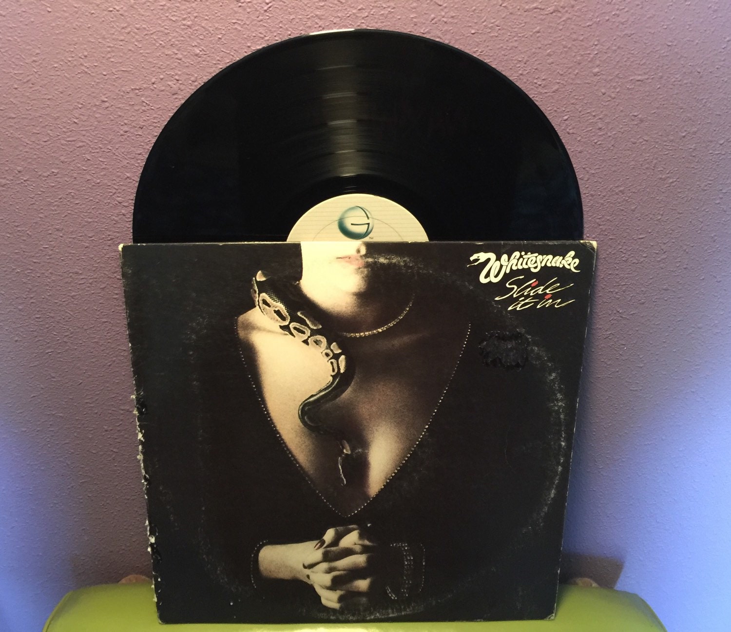 Vinyl Record Album Whitesnake Slide It In LP by JustCoolRecords