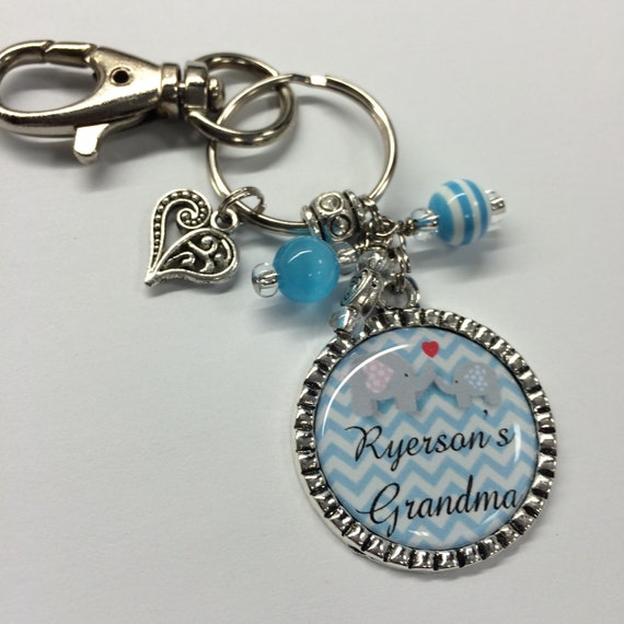 Grandma Keychain Key chain Personalized Name Grandma to be