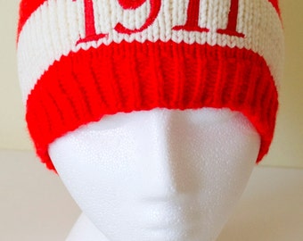 Greek Lettered Beanie Hat Ones Size Embroidered