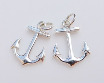 10pcs Anchor Charms Antique Silver 17x12mm Jewellery Supplies B61526