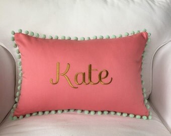 DIY It - A Cozy Pom Pom Pillow - A Kailo Chic Life