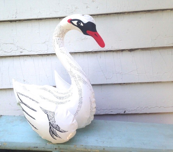 swan blow up pool toy