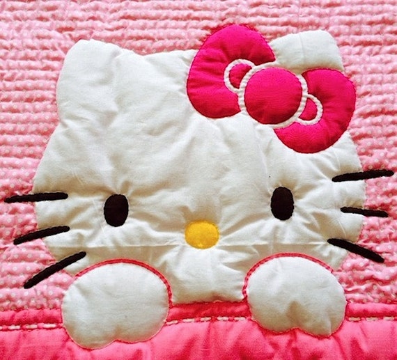 items-similar-to-hello-kitty-peek-a-boo-baby-quilt-on-etsy