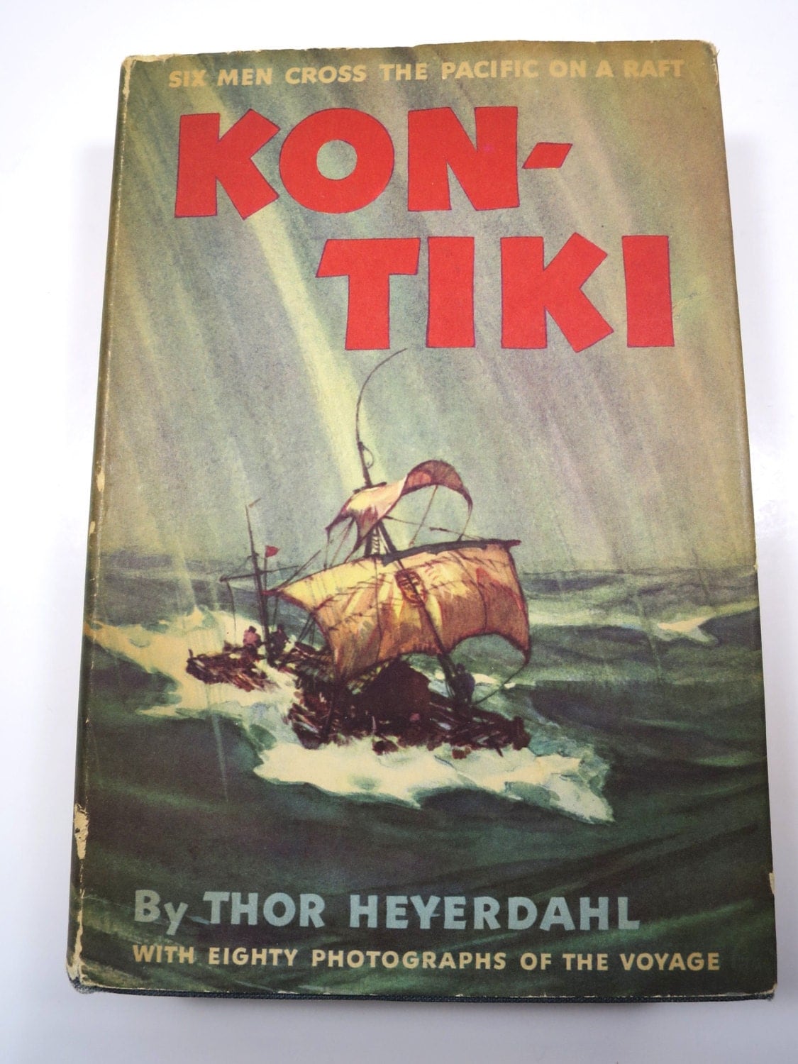 Vintage KonTiki Book by Thor Heyerdahl 6 by