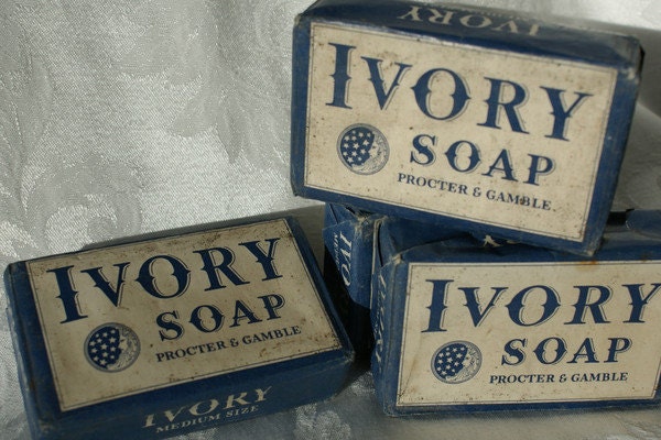 Vintage Ivory Bar Soap from 1940 4 Bars by OffbeatAvenue on Etsy